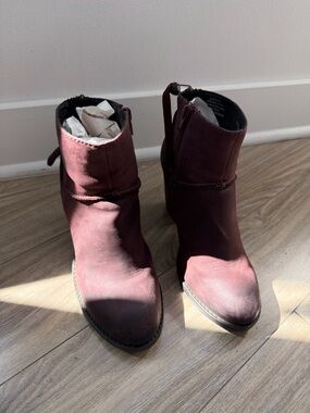 Steve Madden Women's Ankle Booties - Burgundy